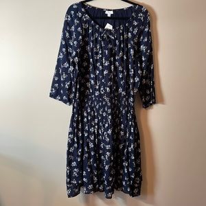 J.Jill elastic waist dress. Size Large.